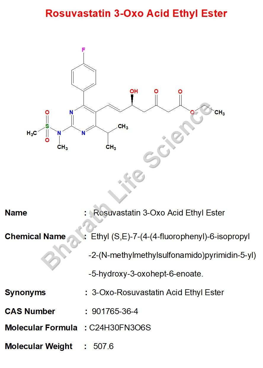 Rosuvastatin 3-Oxo Acid Ethyl Ester